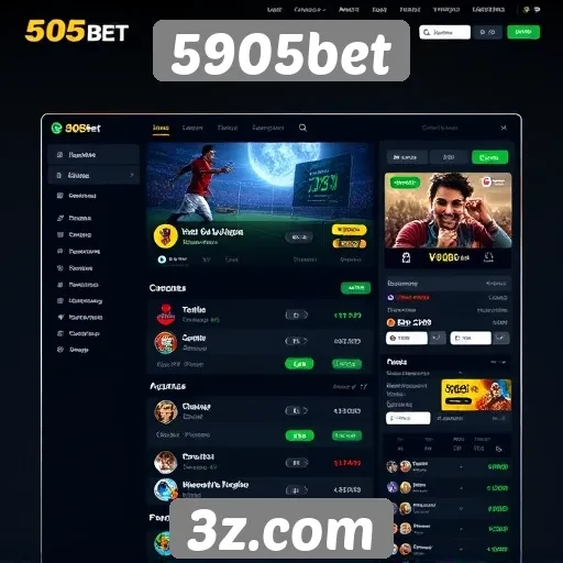 Interface do usuário do 5905bet é amigável